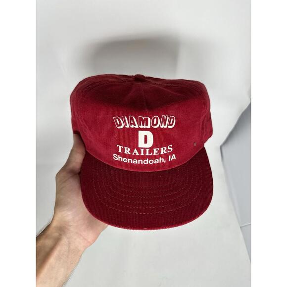 Other - Diamond Trailers IA SnapBack Red Vintage 90s Sample